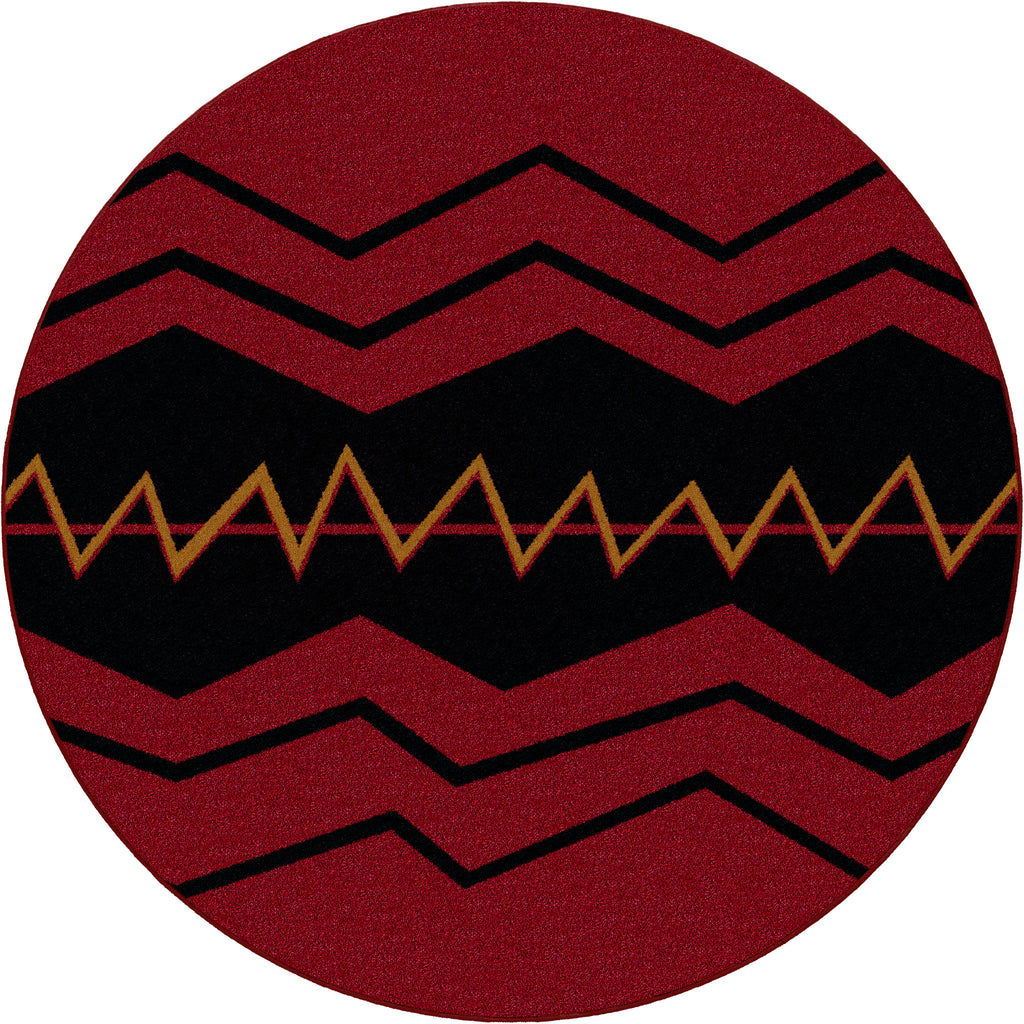 War Path - Red American Dakota Rugs