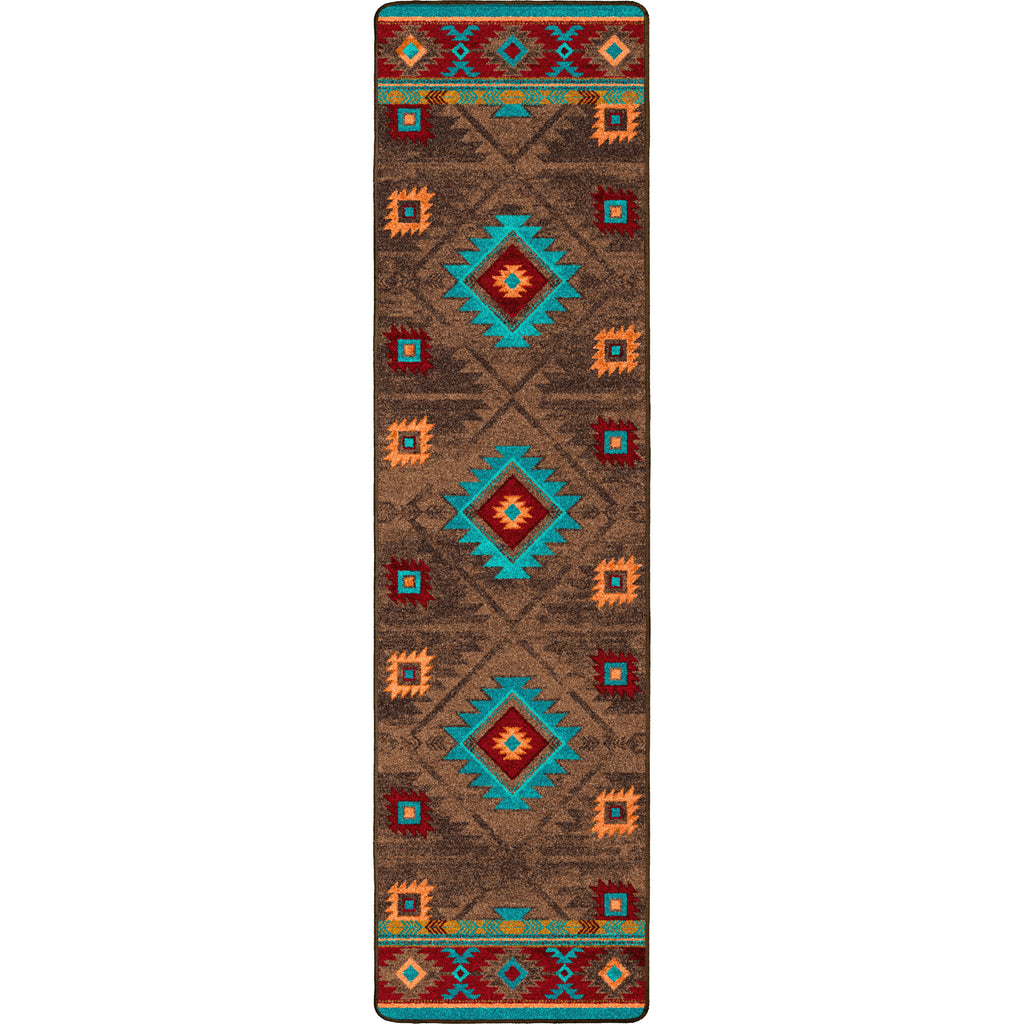 Whisky River - Turquoise American Dakota Rugs