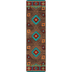 Whisky River - Turquoise American Dakota Rugs