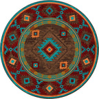 Whisky River - Turquoise American Dakota Rugs