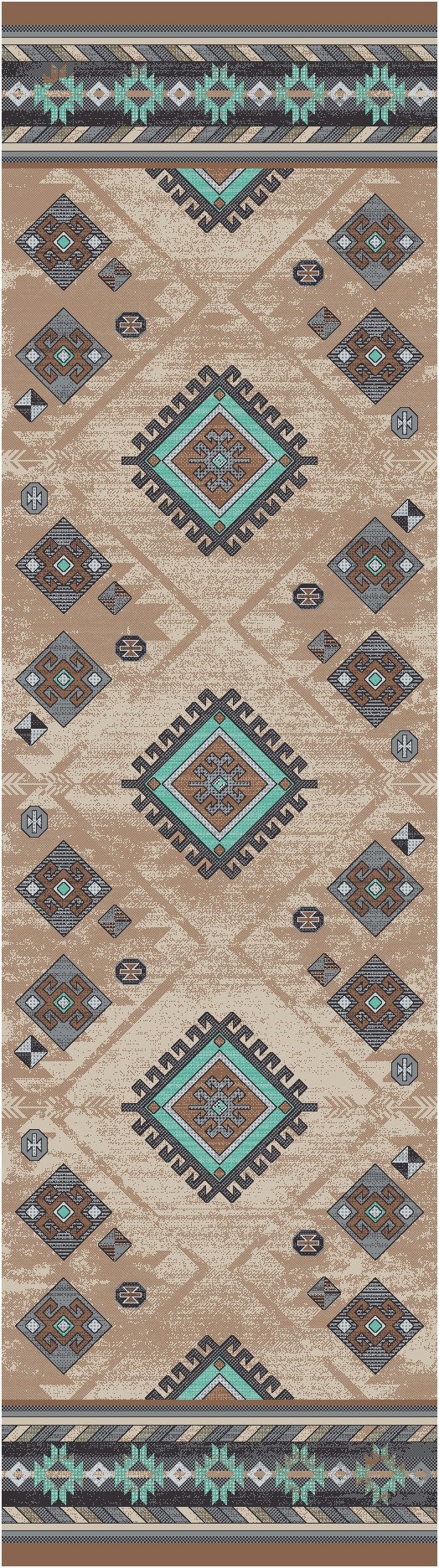 Wild Whiskey - Mint American Dakota Rugs