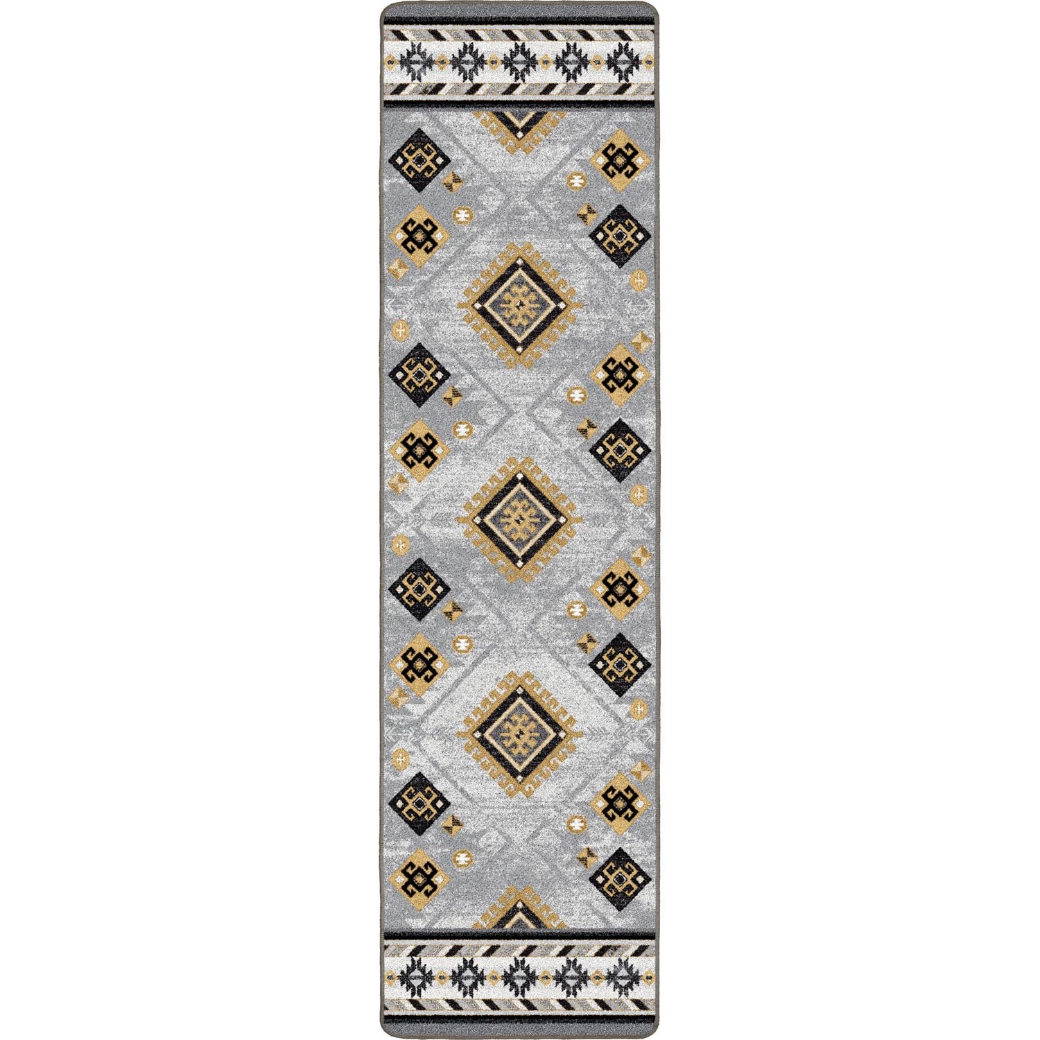 Wild Whiskey - Grey and Gold American Dakota Rugs