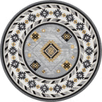 Wild Whiskey - Grey and Gold American Dakota Rugs