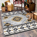 Wild Whiskey - Grey and Gold American Dakota Rugs