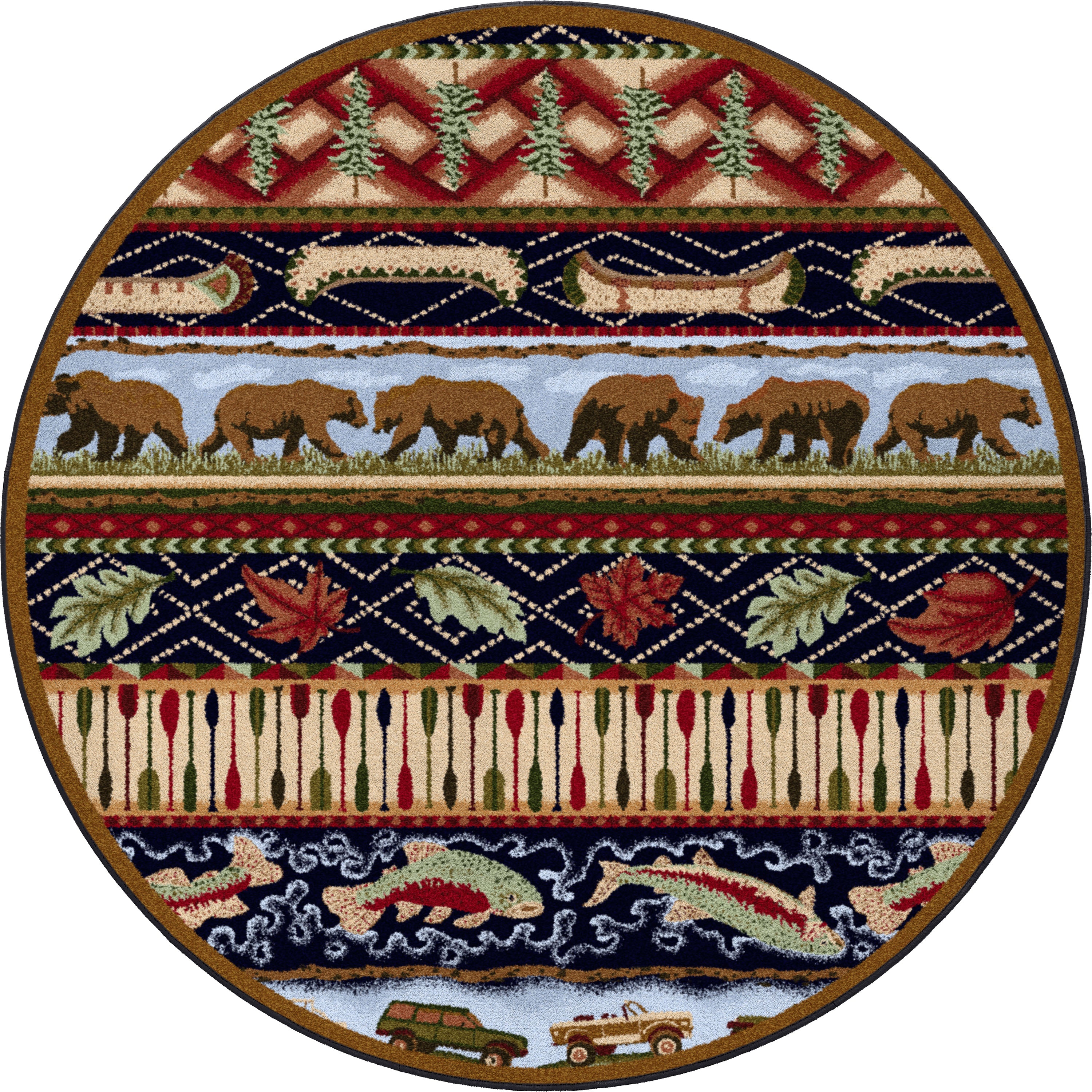 Wilderness Trek Multi American Dakota Rugs