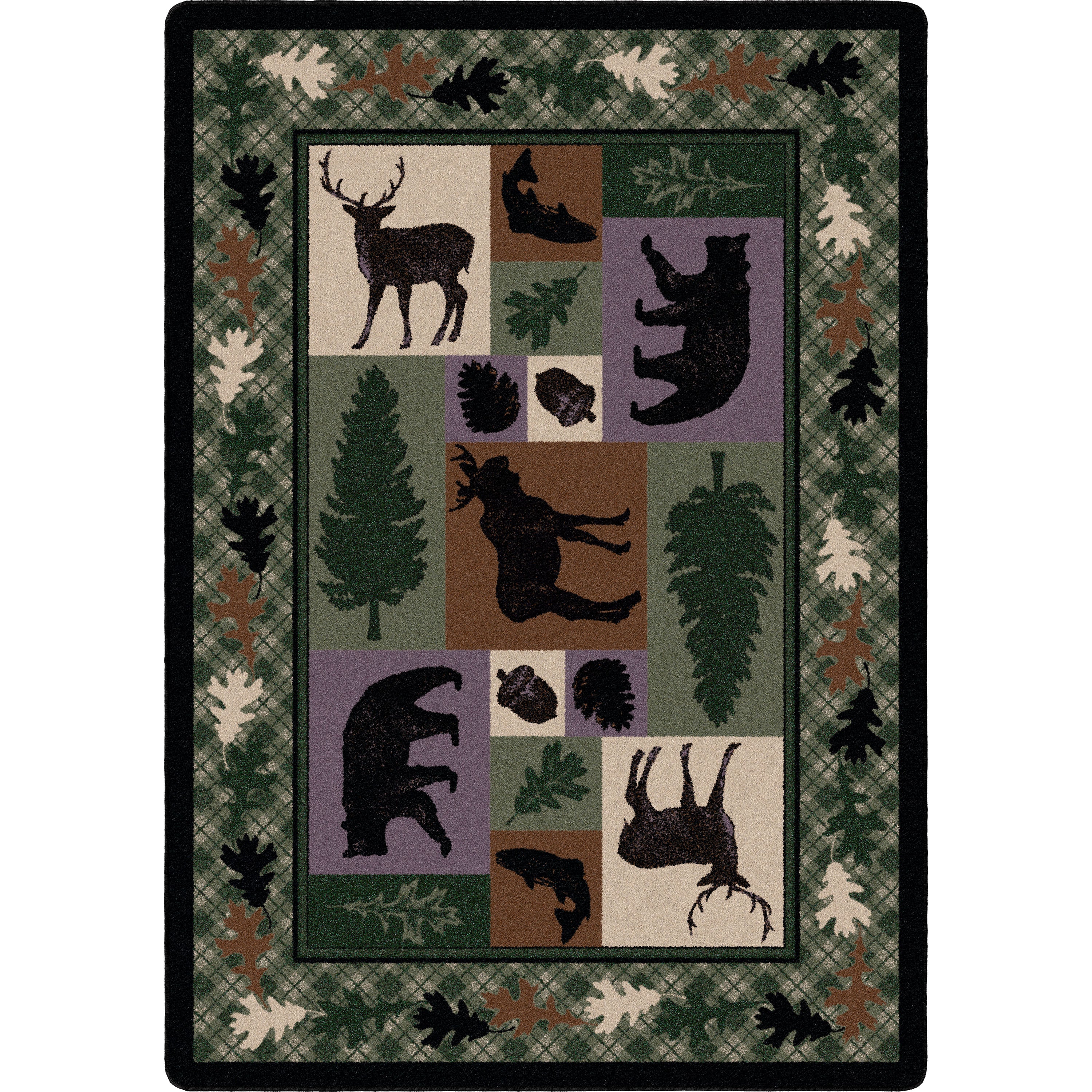 Wildlife Retreat Multi American Dakota Rugs
