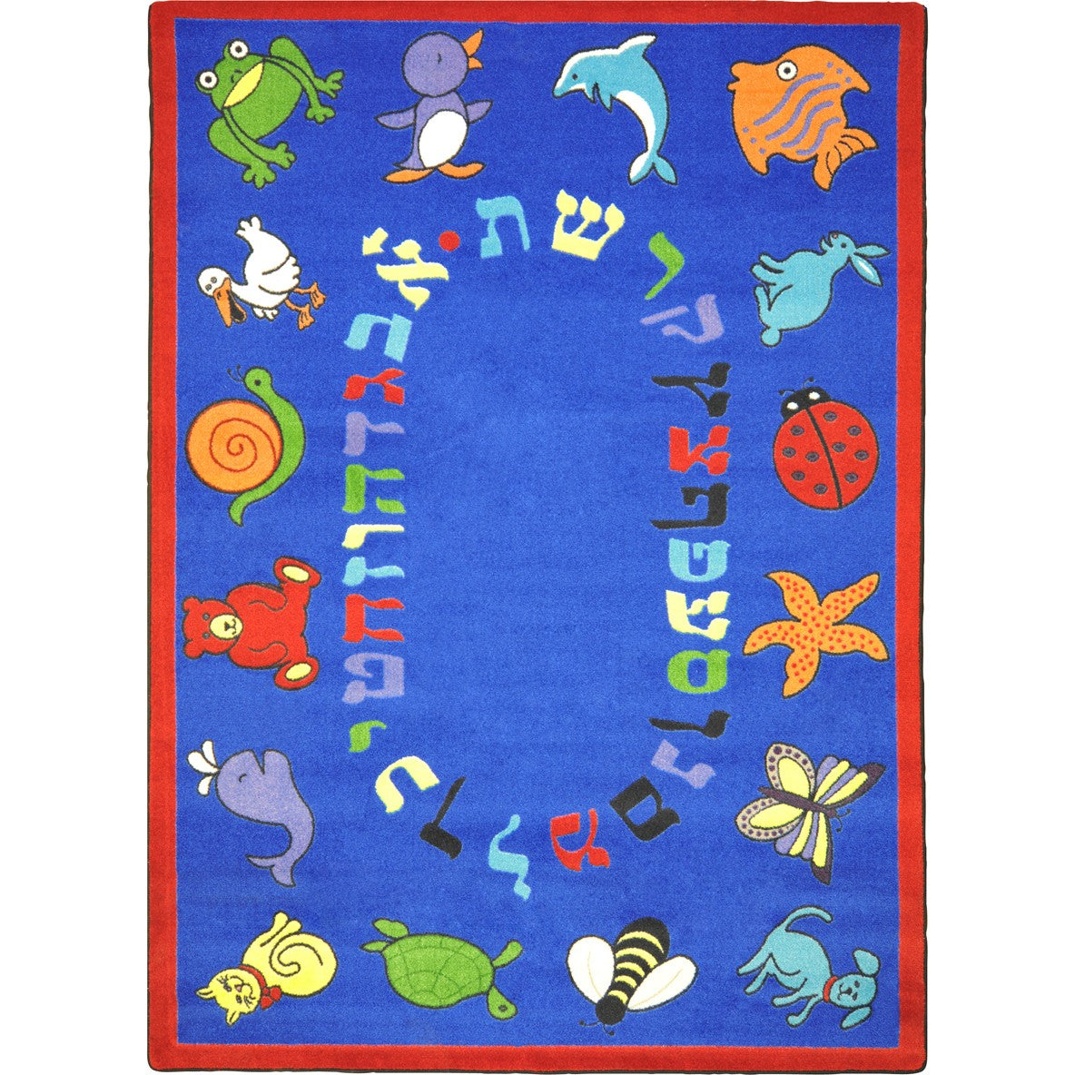 ABC Animals (Hebrew Alphabet) Blue