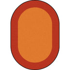 Joy Carpets All Around Orange Area Rug – Kids Classroom Rug Joy Carpets