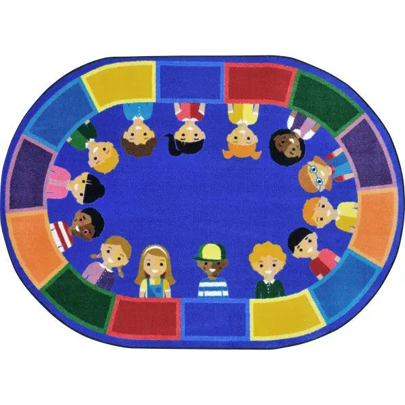 Joy Carpets All of Us Together Area Rug – Kids Classroom Rug Joy Carpets