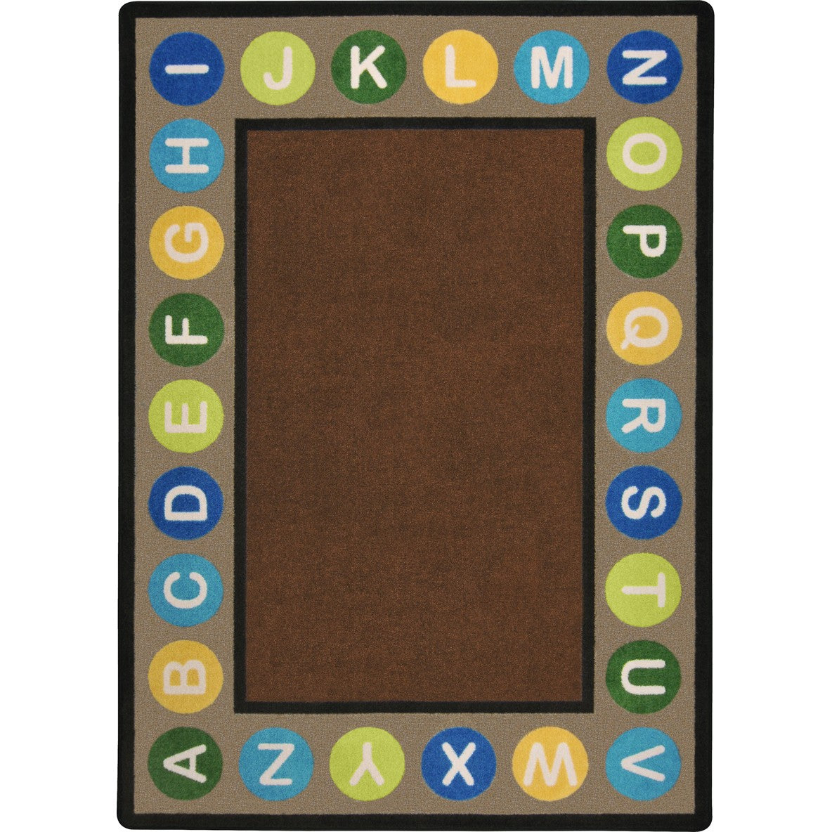 Alphabet Spots Earthtone