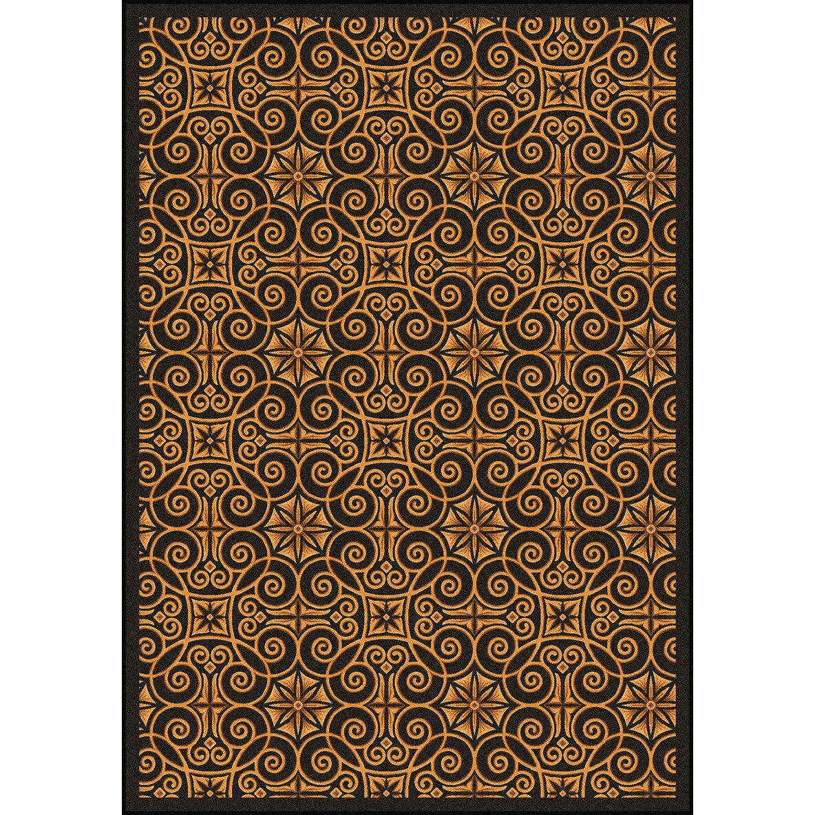 Antique Scroll Brown