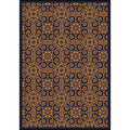 Antique Scroll Navy
