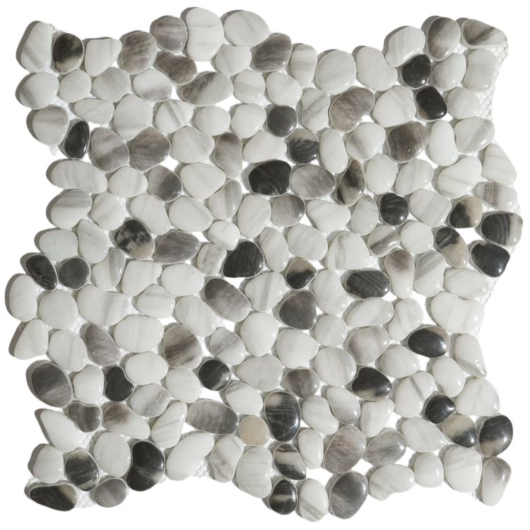Art Glass Pebble Mosaic 12 x 12 Elysium