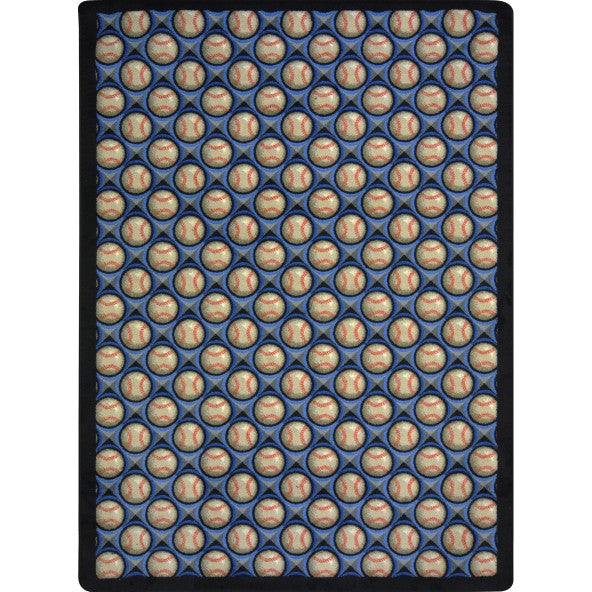 Joy Carpets Bases Loaded Area Rug – Baseball Sports Rug Joy Carpets