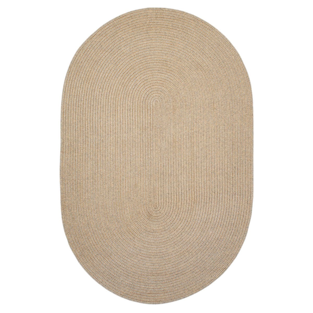 20x30  Biscuit Oval Homespice Rugs