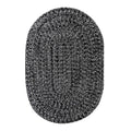 20x30  Black Oval Homespice Rugs