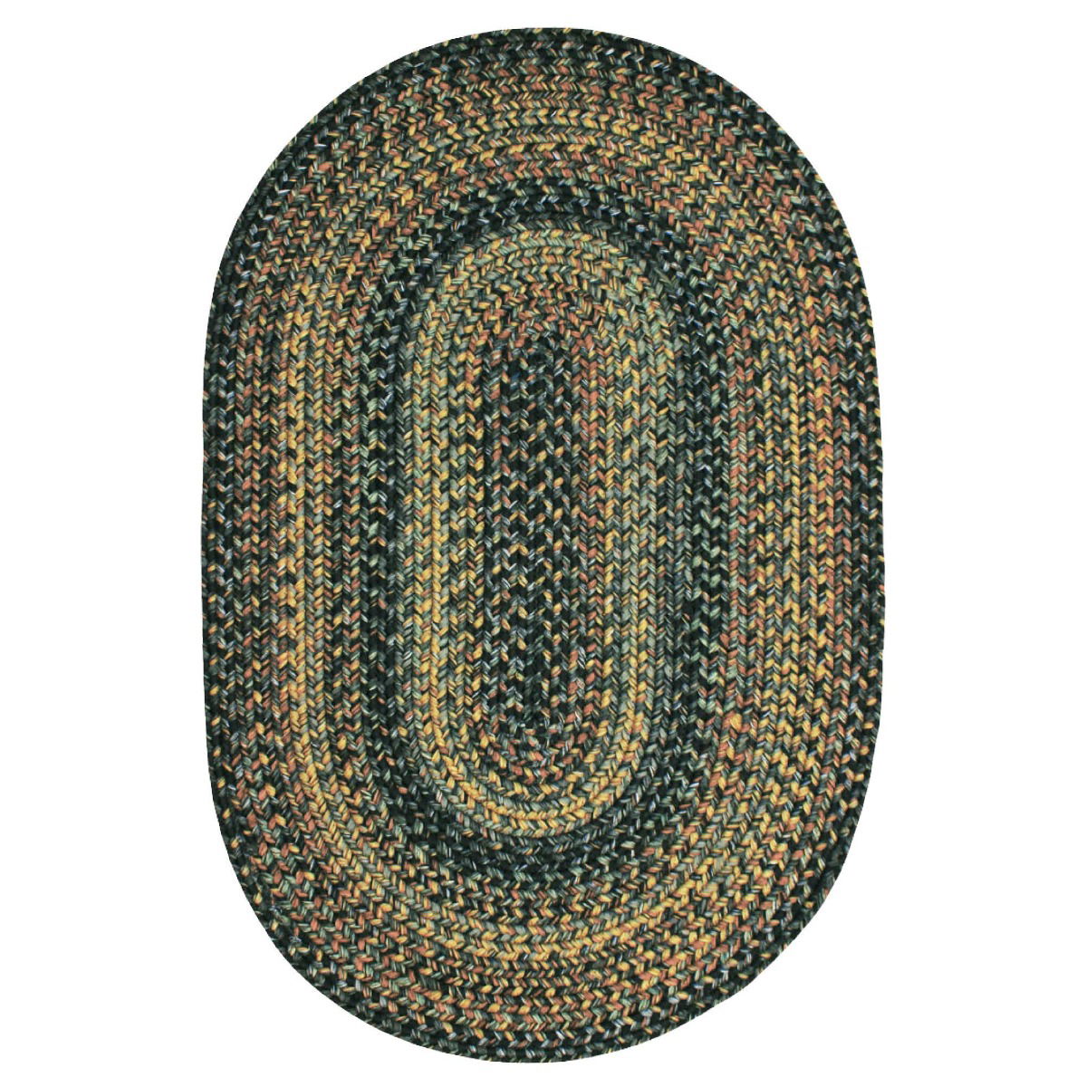 4x6  Black Forest Oval Homespice Rugs