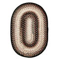 27x45  Black Mist Oval Homespice Rugs