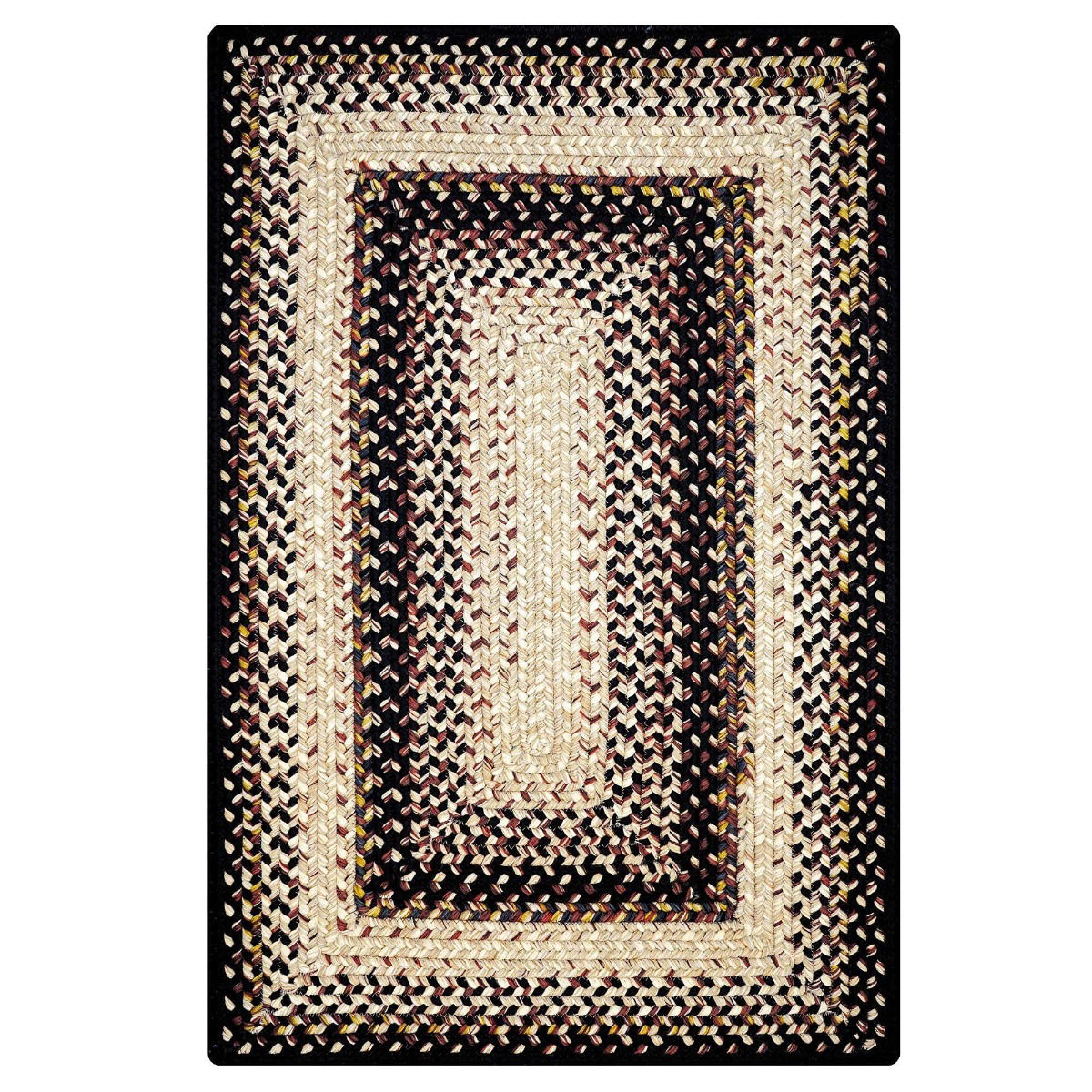 6x9 Black Mist Rect Homespice Rugs