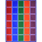 Joy Carpets Blocks Abound Primary Area Rug – Kids Classroom Rug Joy Carpets