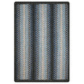 Homespice Blue Oasis Braided Jute Area Rug – Primitive Rustic Rug Homespice Rugs
