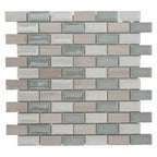 Swiss Brick Pattern Mosaic 11.75 x 11.75 Elysium