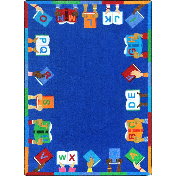 Joy Carpets Books Are Handy Area Rug – Kids Reading Classroom Rug Joy Carpets