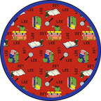 Joy Carpets Bookworm Spanish Area Rug – Kids Bilingual Classroom Rug Joy Carpets