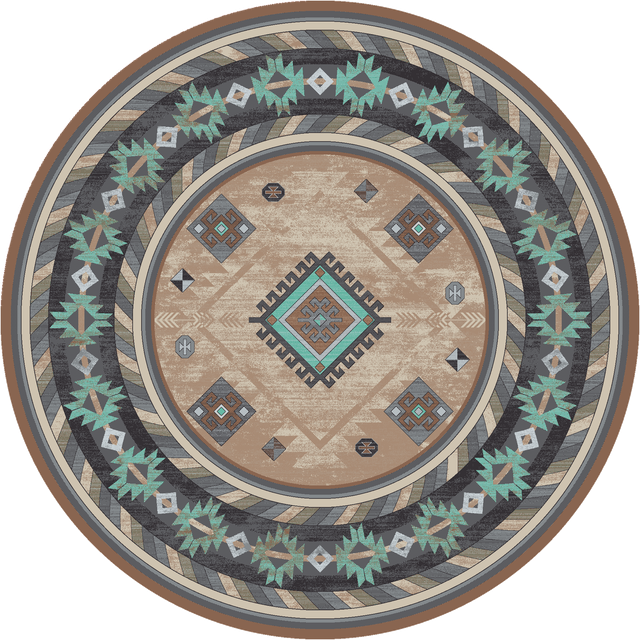 Wild Whiskey - Mint American Dakota Rugs