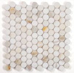 Penny Marble Mosaic 11 x 11.75 Elysium