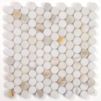 Penny Marble Mosaic 11 x 11.75 Elysium