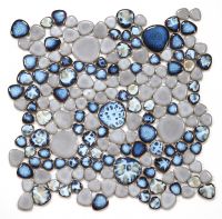 Growing Series Glass Pebble Mosaic Tile Elysium