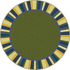 Joy Carpets Clean Green Bold Area Rug – Kids Classroom Rug Joy Carpets