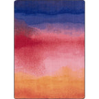 Joy Carpets Colorwash Sunrise Area Rug – Kids Colorful Classroom Rug Joy Carpets