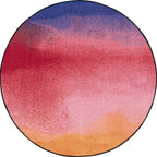 Joy Carpets Colorwash Sunrise Area Rug – Kids Colorful Classroom Rug Joy Carpets