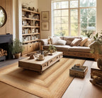 Cookie Dough Braided Jute Rug Homespice Rugs
