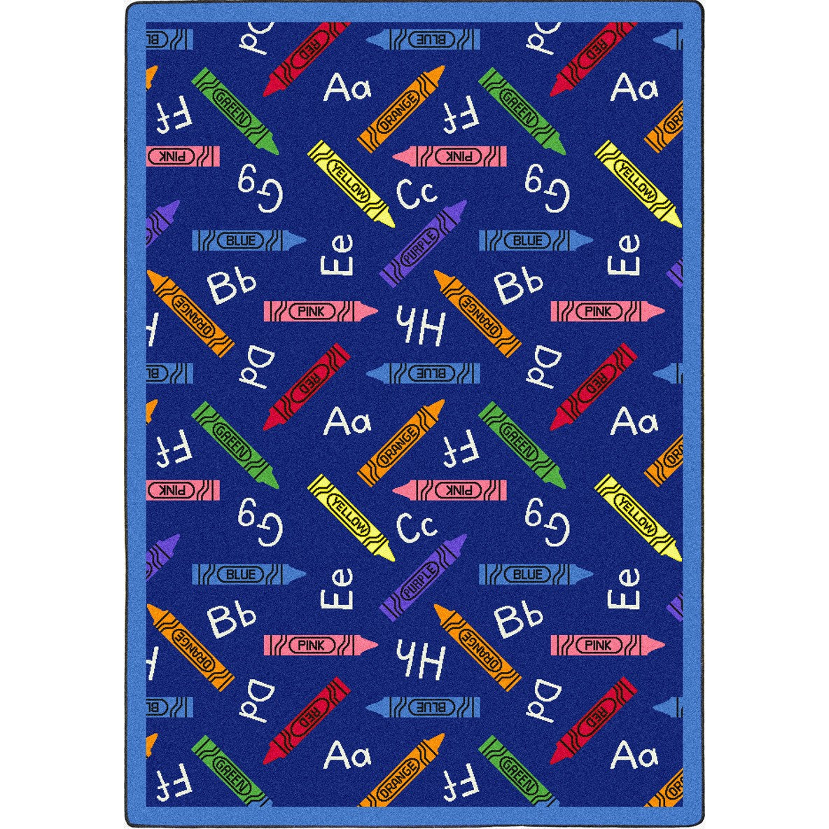 Crayons Blue