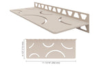 Schluter-SHELF-W Rectangular Wall Shelf for Tile Showers Style Curve Schluter