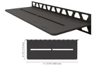 Schluter-SHELF-W Rectangular Wall Shelf for Tile Showers  Pure Style Schluter