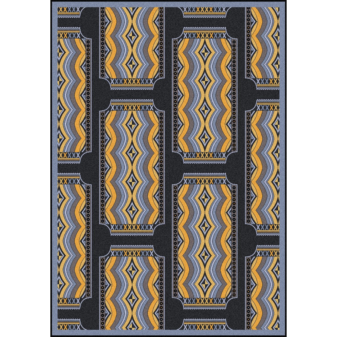 Deco Ticket Charcoal