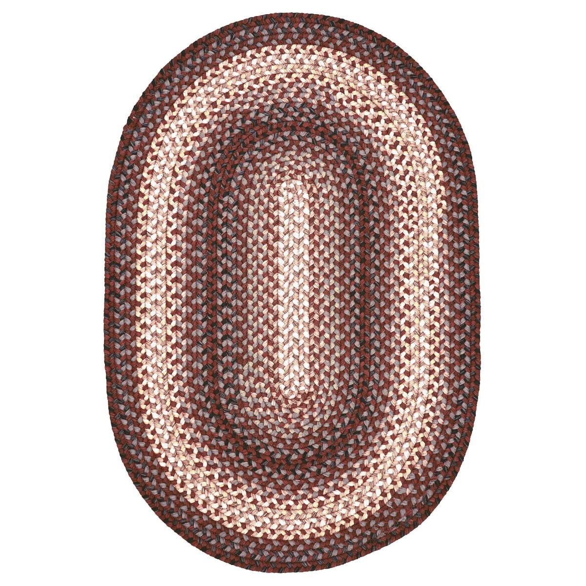 4x6  Driftwood Oval SPO Homespice Rugs