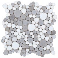 Growing Series Glass Pebble Mosaic Tile Elysium