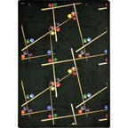 Joy Carpets Snookered Area Rug – Billiards & Game Room Rug Joy Carpets