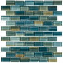 SPLASH 1 x 2 Glass Mosaic Tile Anthology