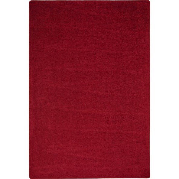 Endurance Burgundy Area Rug – Bleach-Cleanable, 100% Polyester Joy Carpets