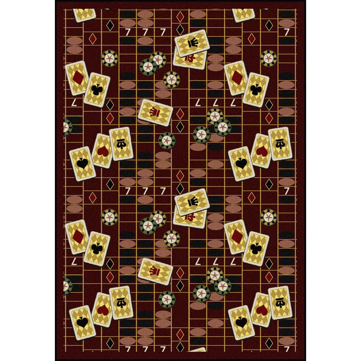 Feeling Lucky Burgundy