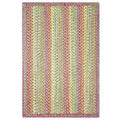 Homespice Fiesta Braided Jute Area Rug – Colorful Casual Rug Homespice Rugs