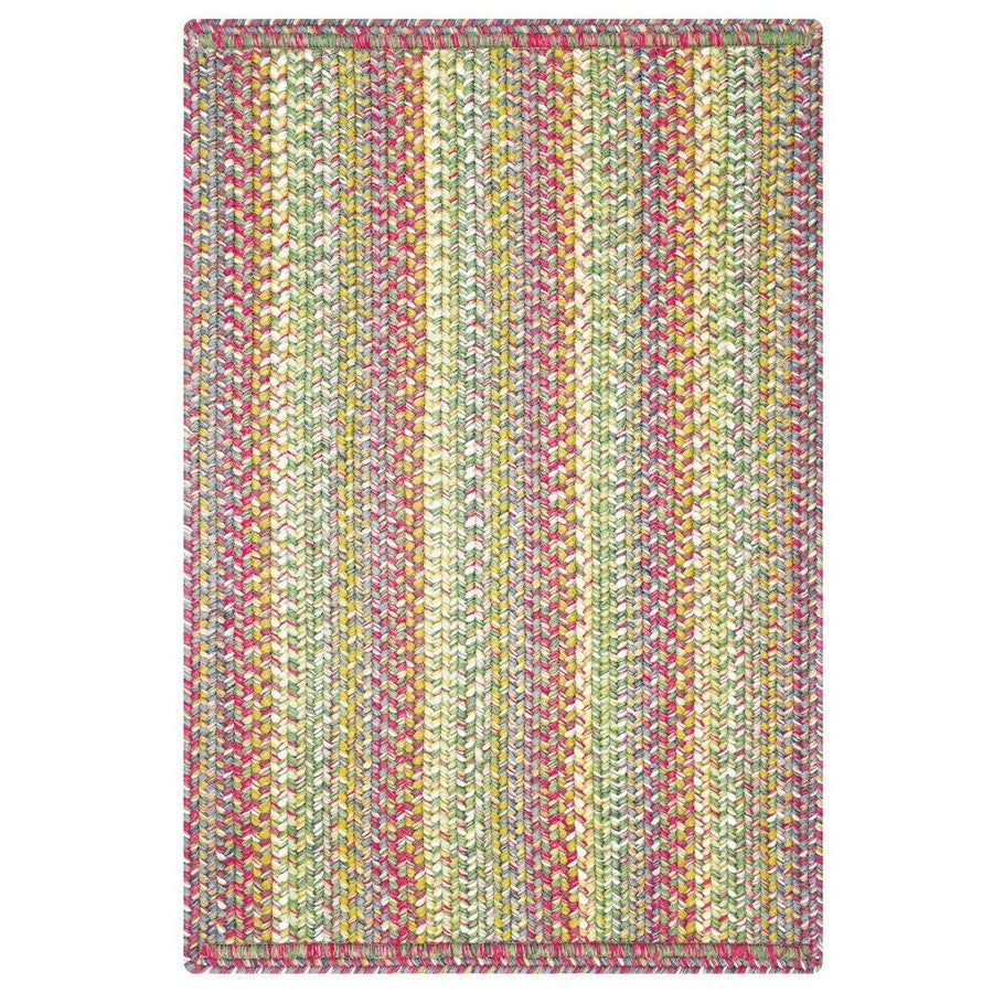 Homespice Fiesta Braided Jute Area Rug – Colorful Casual Rug Homespice Rugs