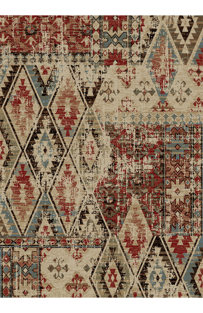 Mayberry Rugs American Destination Tucson Multi – Rustic Lodge Area Rug Mayberry Rug
