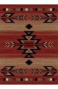 Mayberry Rugs Hearthside Rio Grande Red Area Rug – Southwestern Lodge Rug Mayberry Rug
